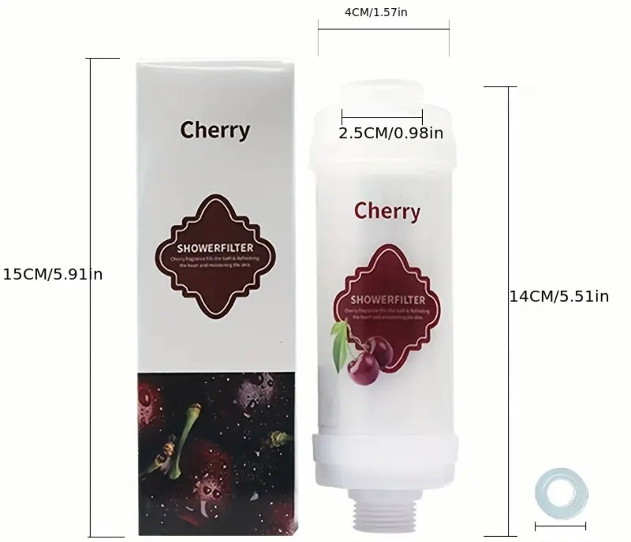 🌸 فلتر شاور برائحة الكرز – Cherry Shower Filter