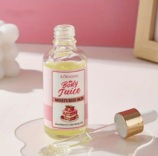 💕 زيت التدليك الفرموني “Body Juice – Strawberry Cake”